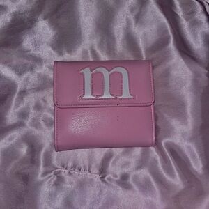 Pink Initial Wallet